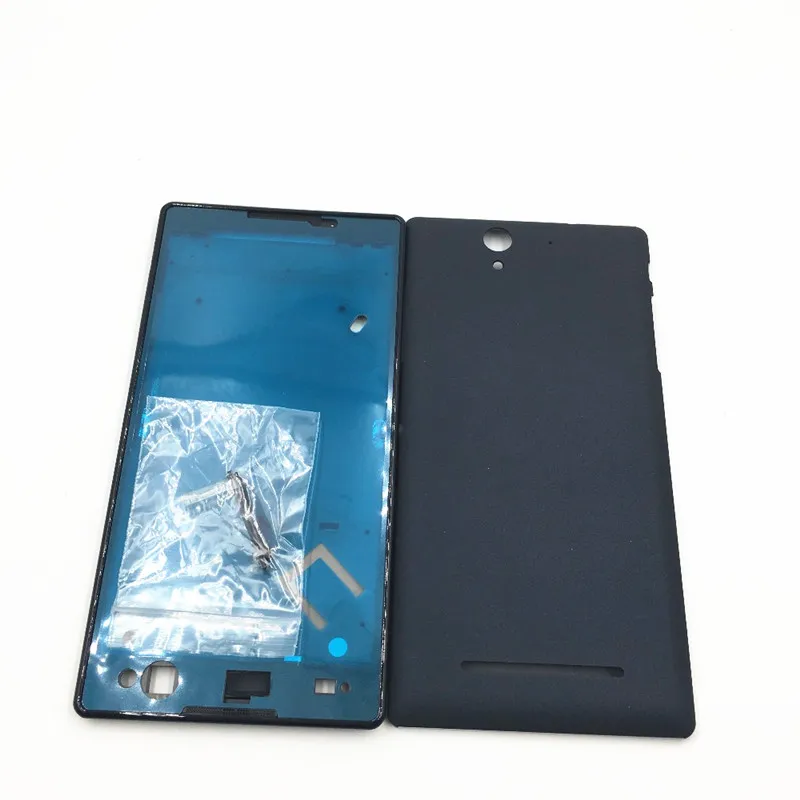 Рамка для ЖК дисплея с полным покрытием корпуса рамка Sony Xperia C3 S55T S55U сменная