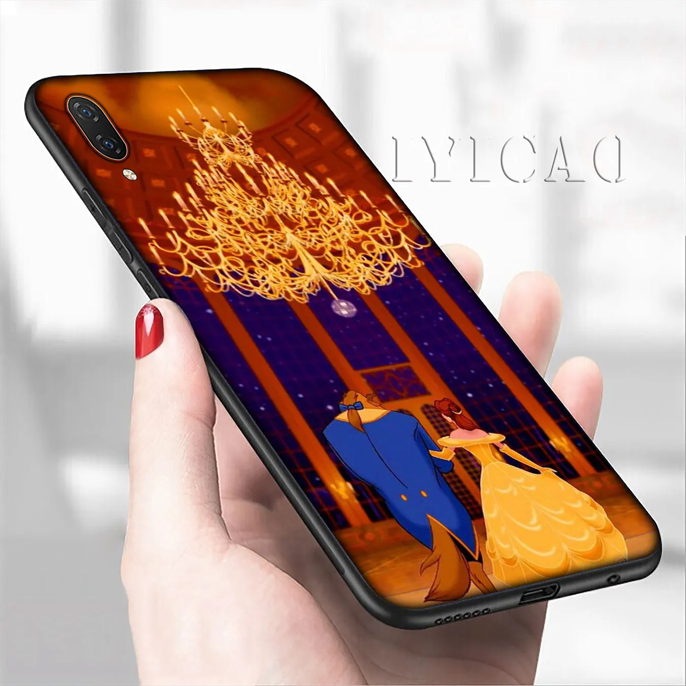IYICAO Beauty and the beast Cartoon Soft Phone Case for Xiaomi Mi 10 9 9T A3 Pro CC9 CC9E 8 SE A2 Lite A1 6 pocophone f1 Mi9 |