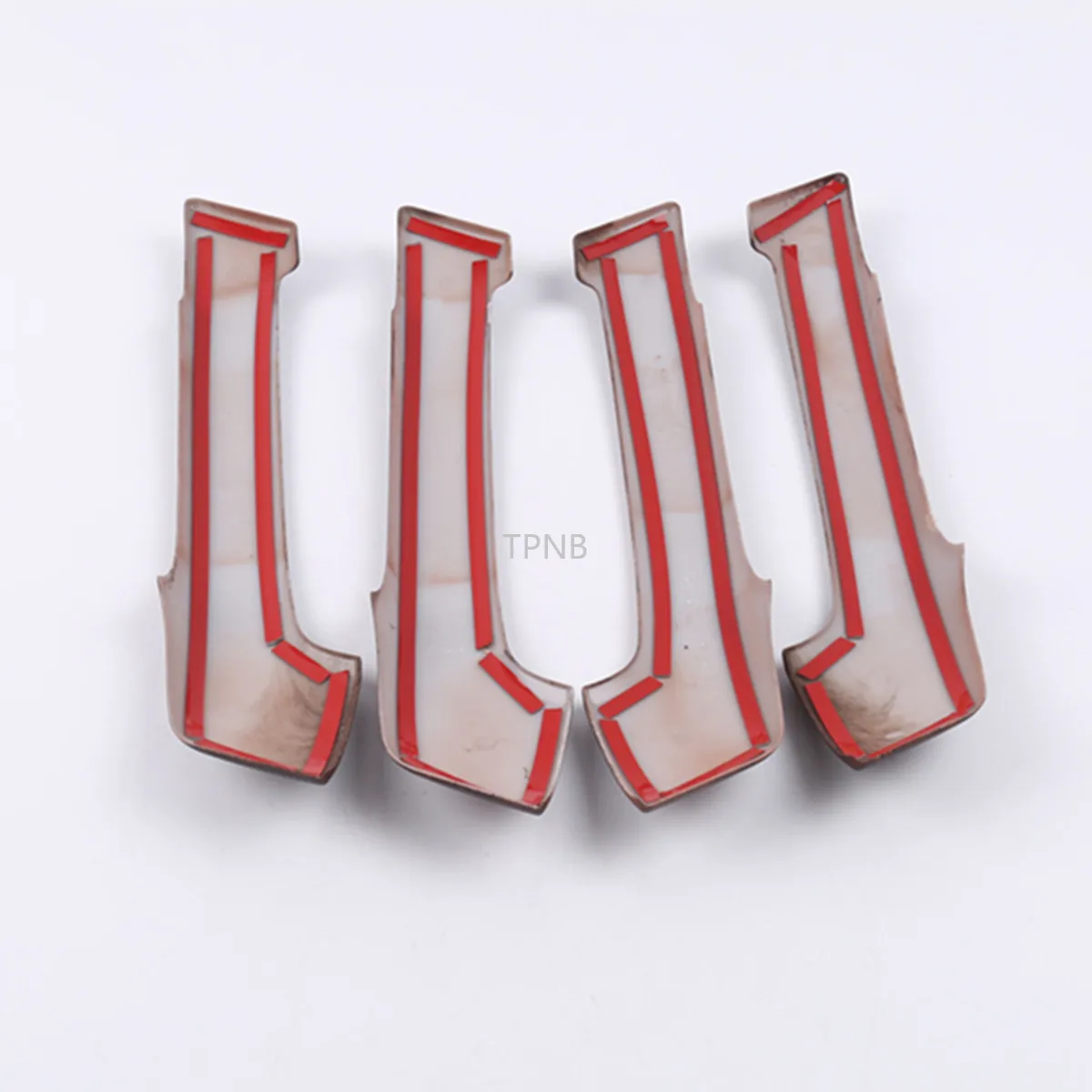 4 шт. накладки на внутреннюю дверную ручку из АБС пластика для Toyota Land Cruiser Prado 150 FJ150