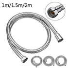 1 м1,5 м2 м из нержавеющей стали Гибкая насадка для душа для ванной комнаты, шланг, трубы, шайбы, гибкий шланг для душа, сантехнические шланги