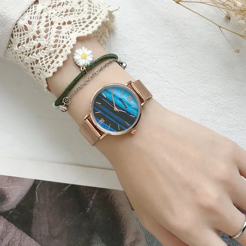 

Ultra Thin Women Luxury Fashion Watches Rose Gold Ladies Wristwatches Simple Stainless Steel Mesh Strap Female Quartz Watch