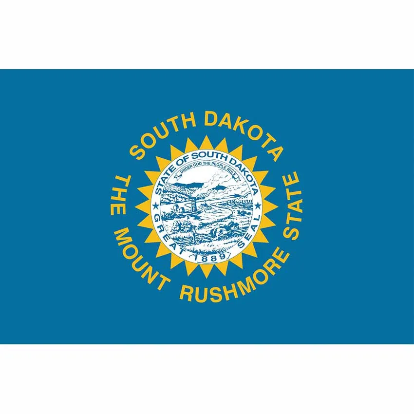 

Large South Dakota Flag Us State Flags Custom Printed Polyester Banner