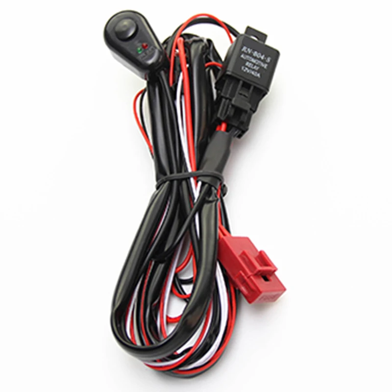 2 м авто кабель жгут проводов с 40A 12V Вкл/OFF переключатель реле плавкий