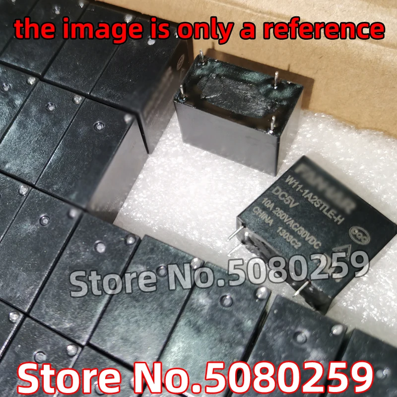 

20PCS W11-1A2STLE-H-DC5V Relay 4 legs often on 10A