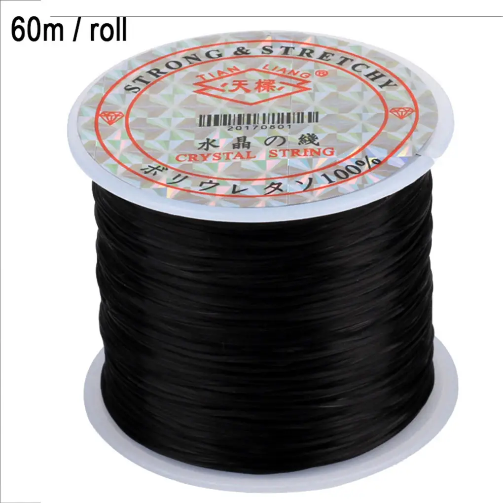 

60m/roll Elastic Beading Thread Jewelry DIY Beading Cord Wristband Bracelet Necklace Anklet Elastic Thread