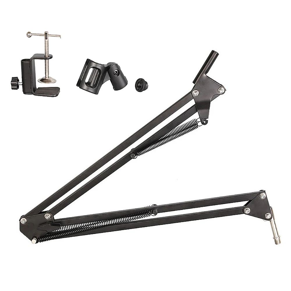 Настольная Подвеска для микрофона ножничный рычаг стойка зажим крепления на