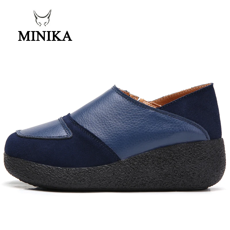 Большой размер 35 43 Новые кроссовки на платформе стройнящие тонизирующие туфли