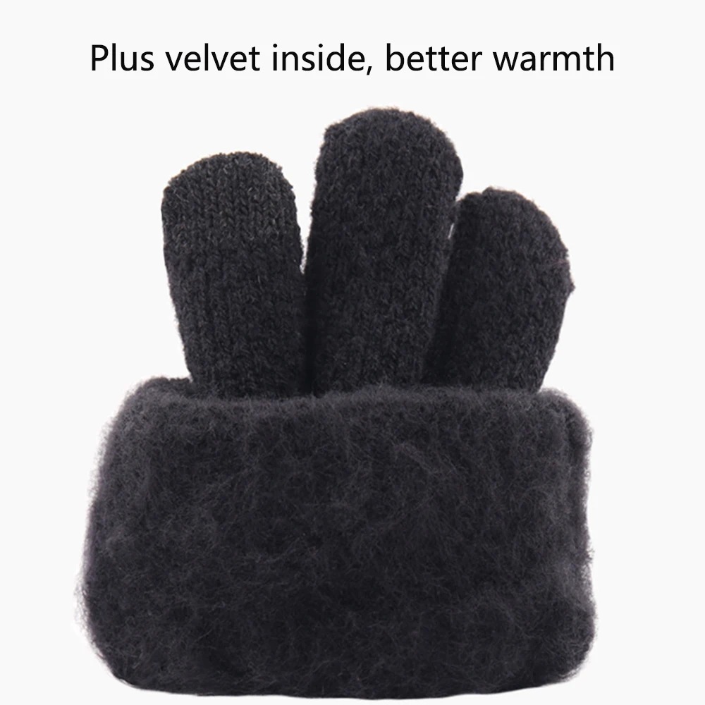 2020 новые мужские трикотажные перчатки с сенсорным экраном зимние шерстяные