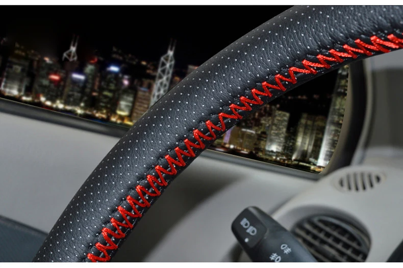 Мягкая искусственная кожа 38 см с иглами и ниткой|car wheel cover|wheel coverwheel cover braid |