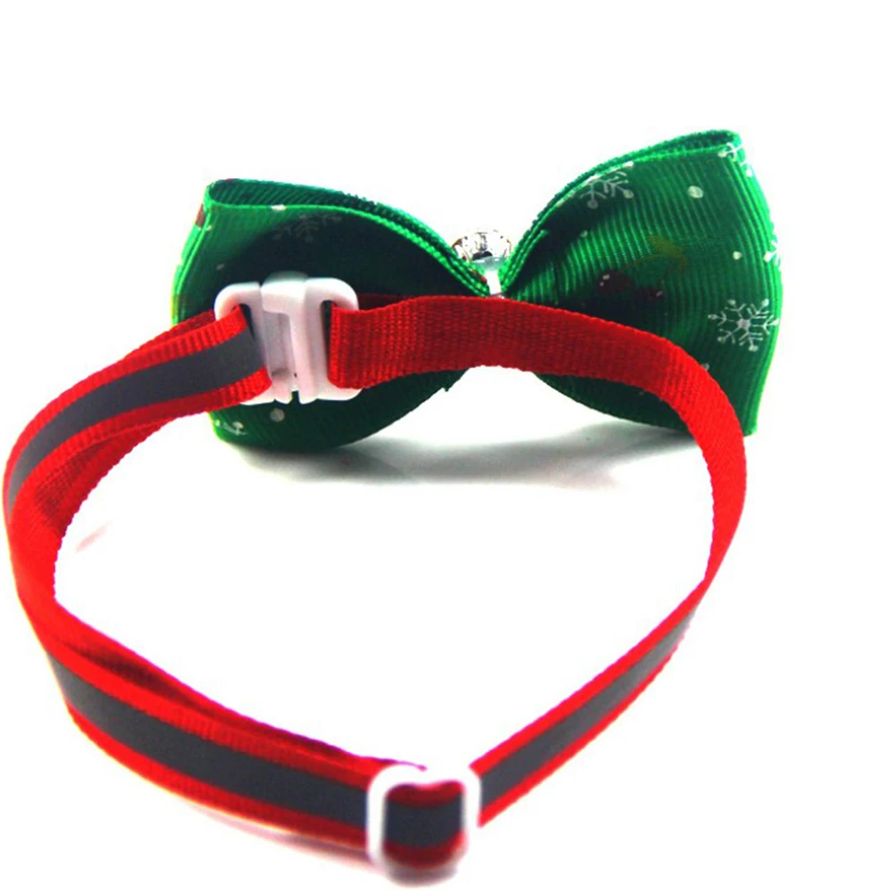 1 шт. регулируемый галстук бабочка для собаки ошейник подарок на Рождество Санта