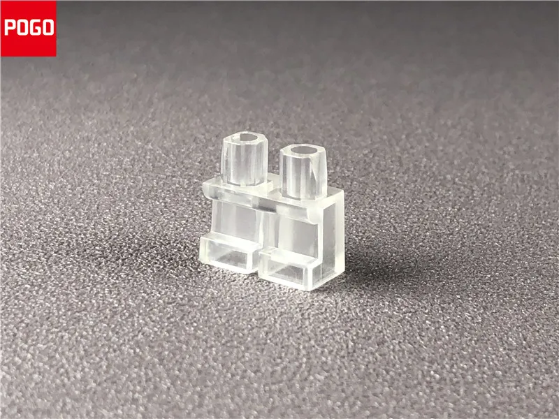10 шт./лот кубики Moc hips модель фигурки Красочные Брюки DIY Развивающие строительные блоки мини куклы игрушки для детей Подарки - Цвет: short legs