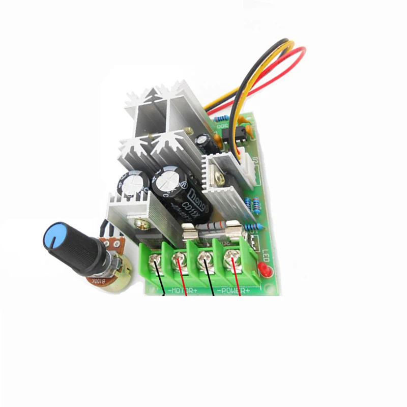 DC Motor Speed Regulator 12V 24V 36V 48V High Power Drive Module PWM Controller 20A Current | Обустройство дома