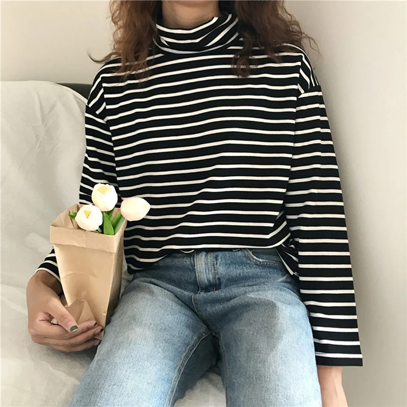 2019 женские пуловеры в Корейском стиле с длинными рукавами сезон весна-осень