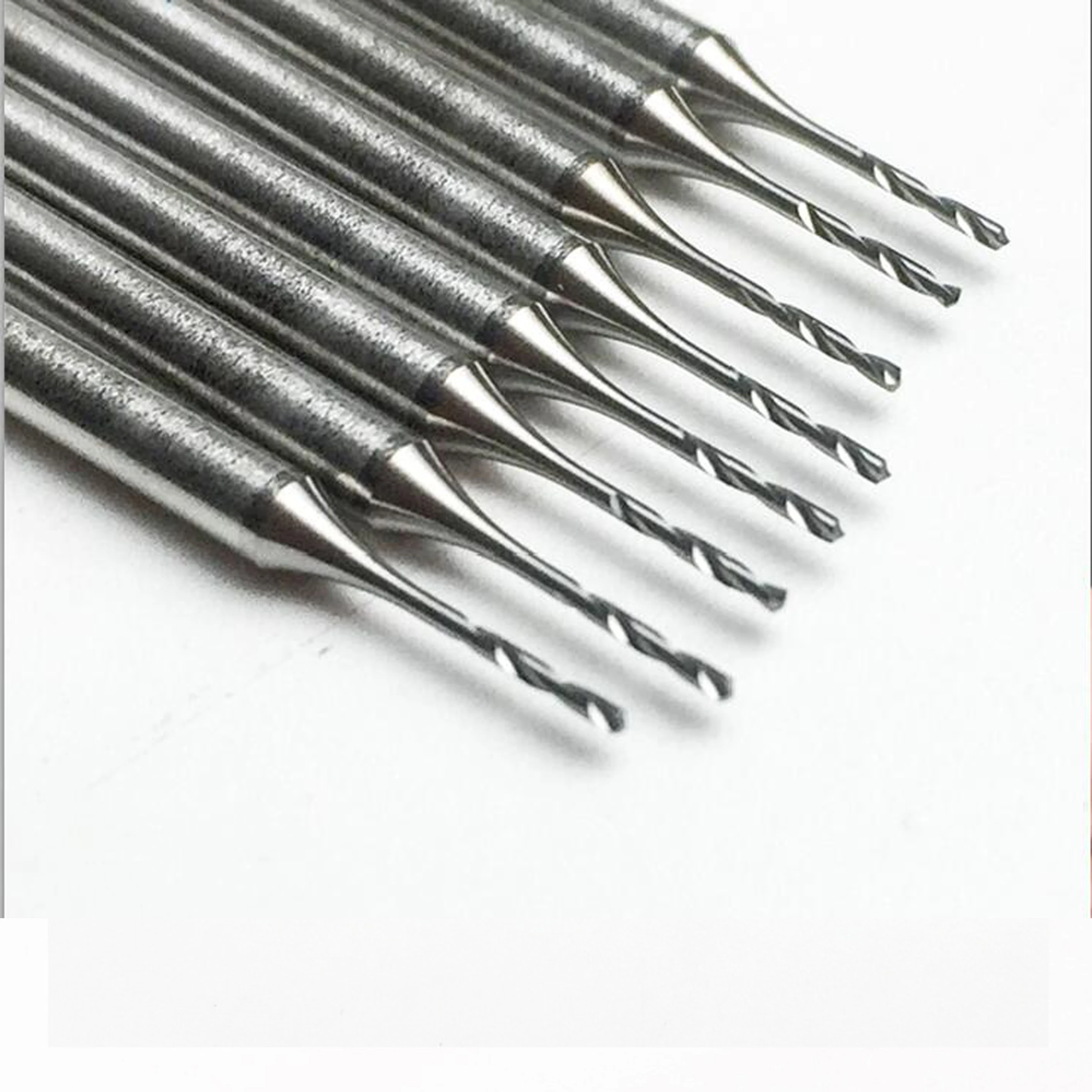 

10pcs Tungsten Steel Drill Bit Milling Cutter 2.35MM Shank Jewelry Grinding Polishing Burs Rotary Tools