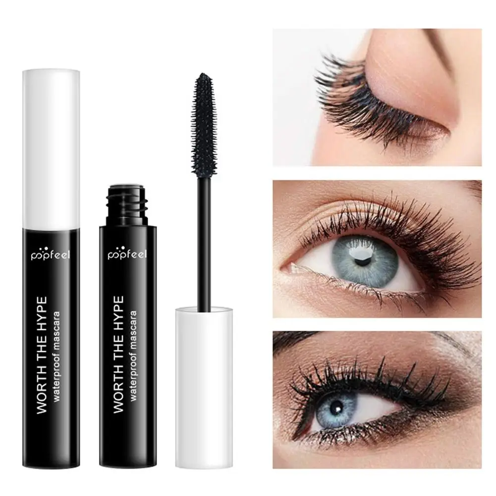 Шелковое волокно ресниц тушь для удлиняющая и толстая долговечная защита от