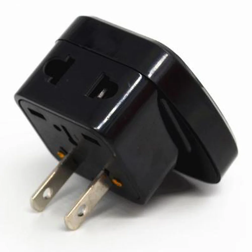 Черный белый 10A 250V 2 Pin Электрический разъем с предохранителем и универсальным