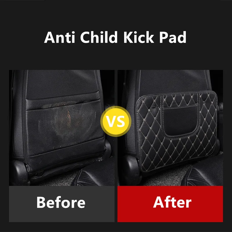 Кожаный защита от детей для заднего сиденья грязи коврик Bmw Honda Chevrolet Toyota Nissan Jeep Lada
