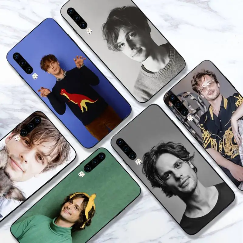 

Matthew Gray Gubler actors Phone Case For Huawei honor Mate 10 20 30 40 i 9 8 pro x Lite P smart 2019 nova 5t