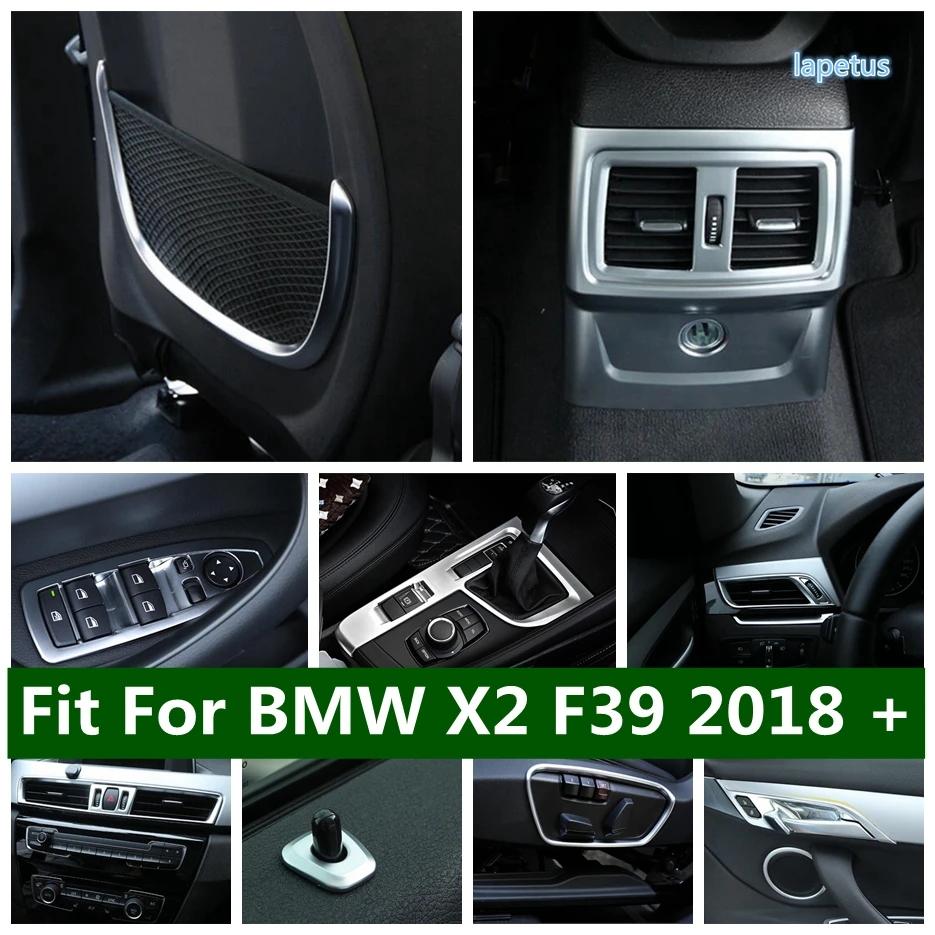 

Lapetus Matte Interior Refit Kit For BMW X2 F39 2018 - 2021 Head / Roof Reading Lamps / Air AC / Glove Box Gear Panel Cover Trim