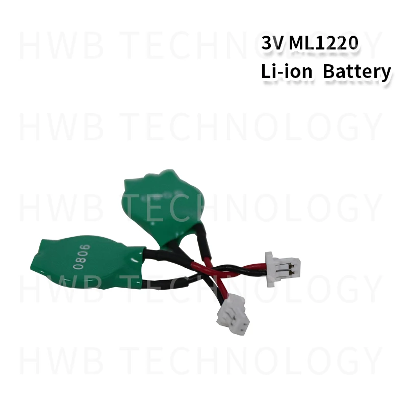 50 шт. ML1220 ML 1220 перезаряжаемый 3V CMOS аккумулятор RTC w/кабель для резервного