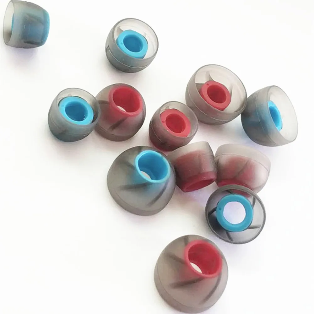 3 пары (6 шт.) силиконовые гелевые насадки для наушников типа L M S универсальные