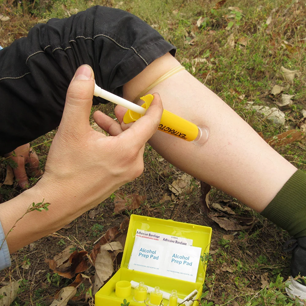 Насос для выживания на природе Вакуумный аспиратор наборы первой помощи