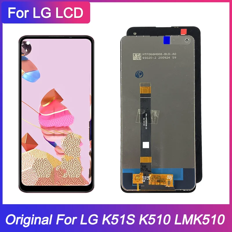 Оригинал для LG K51S 2020 K510 LMK510EMW LM-K510EMW LM-K510 ЖК-дисплей с рамкой | Мобильные телефоны и