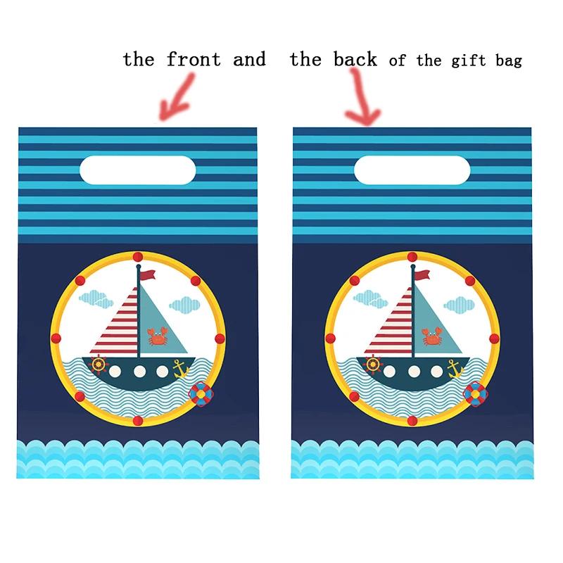 60 шт./лот новая милая Подарочная сумка для плавания Детская серфинга парусная