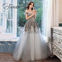glittery sweetheart off the shoulder a line wedding dresses backless sequined tulle bridal gown vestido de noiva %d0%bf%d0%bb%d0%b0%d1%82%d1%8c%d0%b5