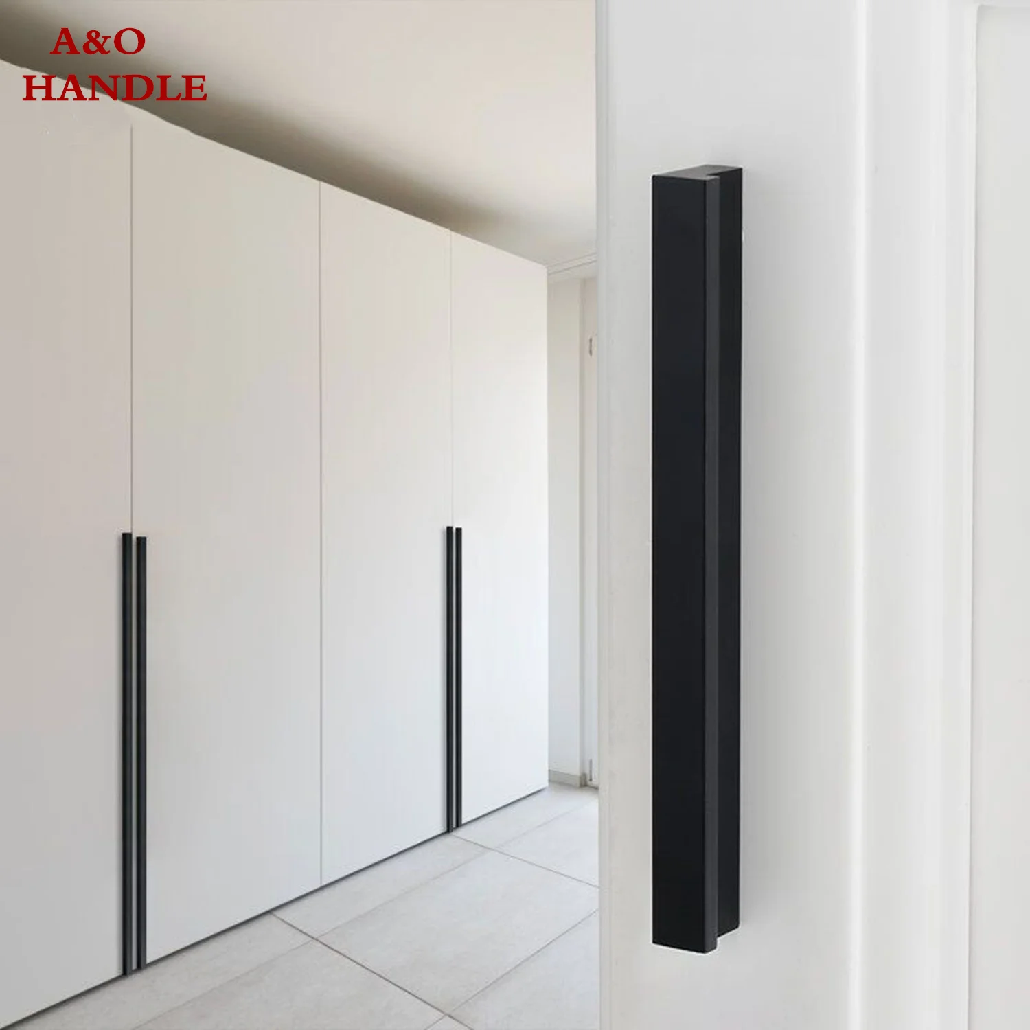 

Handles Drawer Cabinet Furniture Kitchen Handles for Wardrobe Doors and Windows Black Golden 1000mm Super Long Hardware Handles