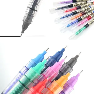 1 шт. Высокое качество многоцветная большая емкость чернильная Ручка-роллер 0,5 мм гелевая ручка студент, школа, офис Канцтовары