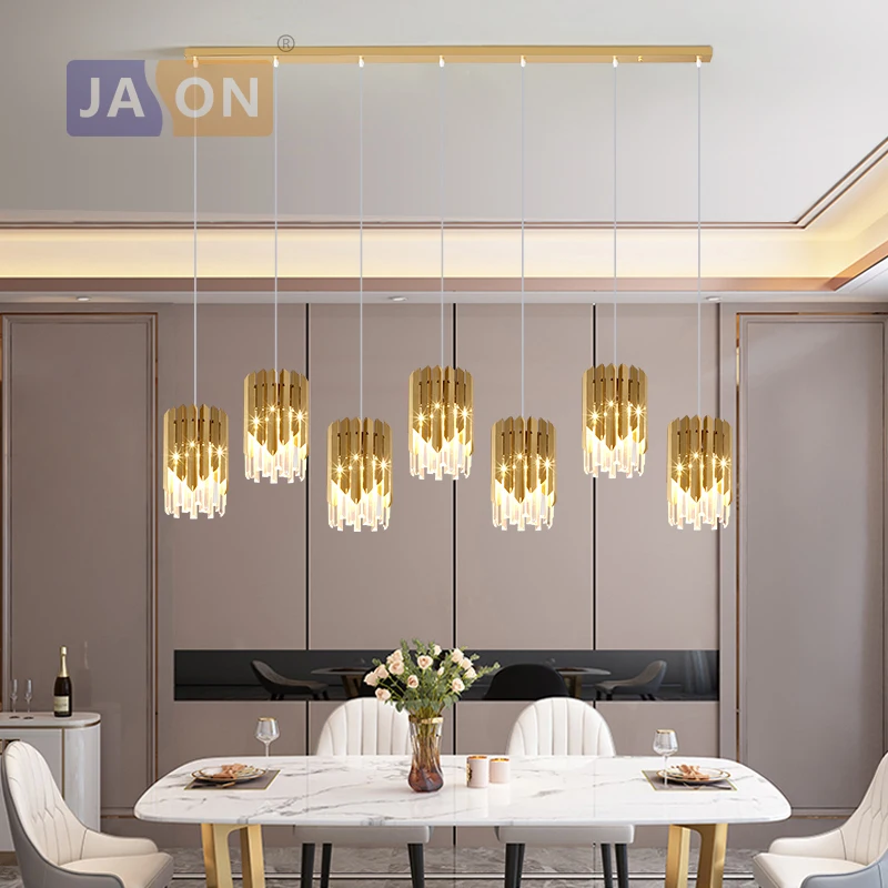 Золотой Серебряный Кристалл Овальный светодиодный Блеск подвесные светильники