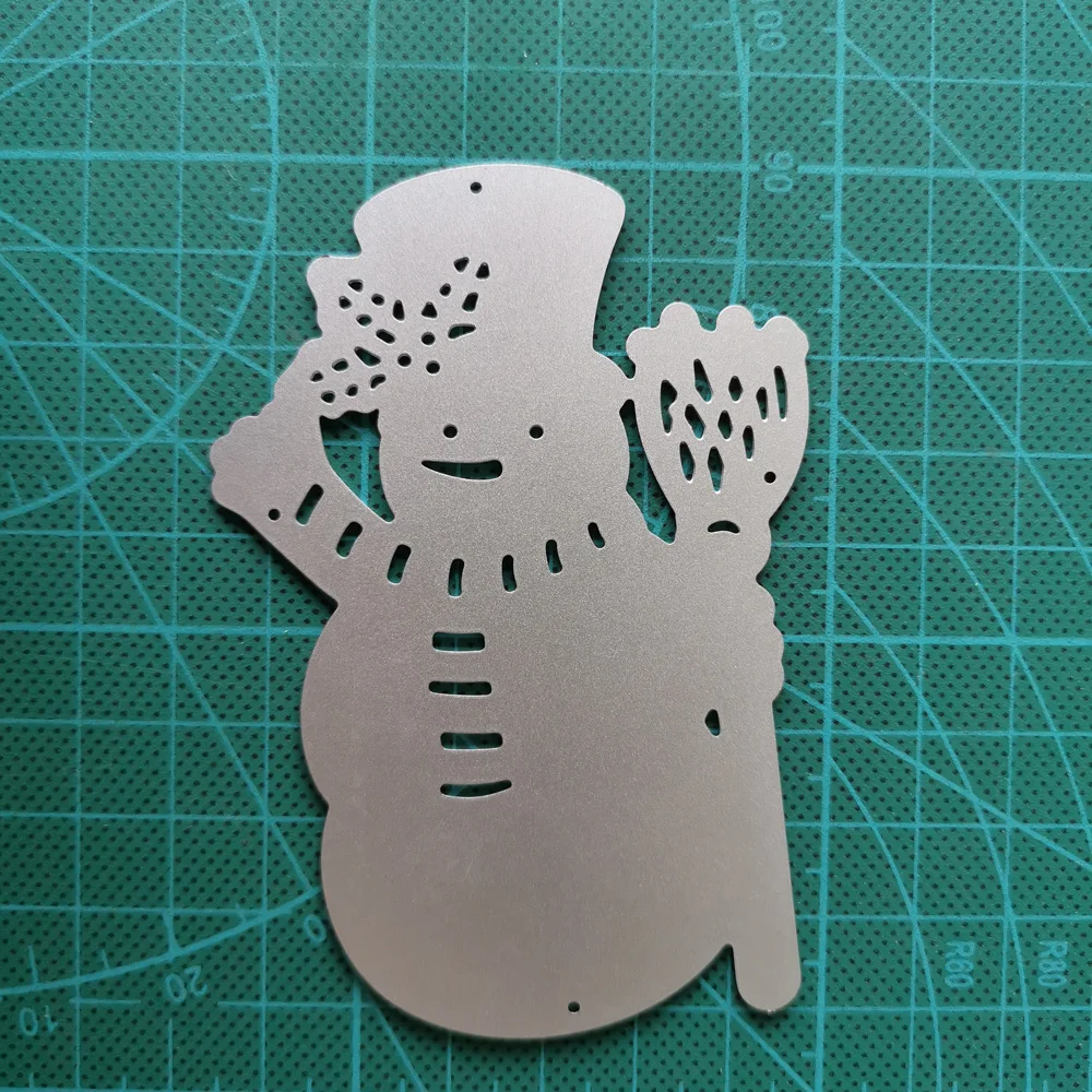 Детская метла для снеговика Рождественская штамповка металлическая вырубка