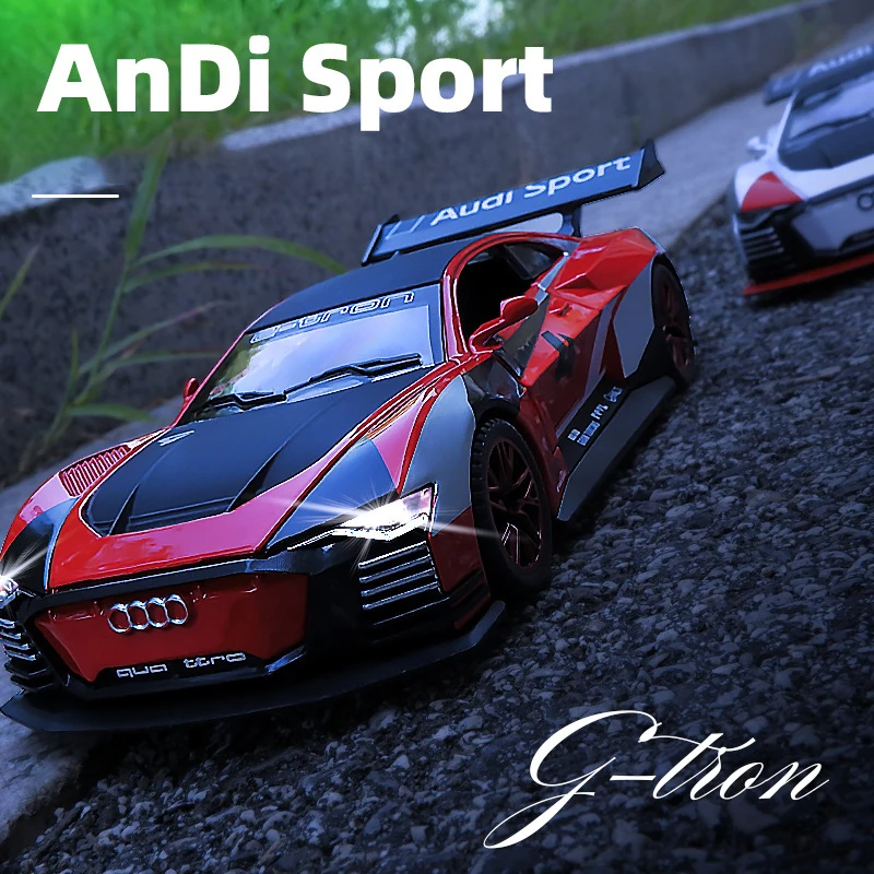 1:32 Audi GT Le Mans спортивный гоночный автомобиль литые автомобили и игрушечные