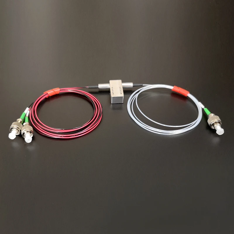 Interruptor mec&aacute;nico de fibra &oacute;ptica, 1x2, 13/15Nm, no bloqueo y bloqueo, interruptor &oacute;ptico multimodo &uacute;nico-3