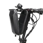 Сумка для хранения электрического скутера, Жесткий Чехол на переднюю раму, водонепроницаемая складная сумка с внутренней сеткой для ручки велосипеда, 2 л