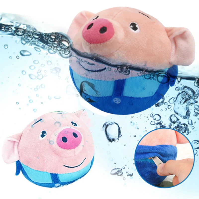 Multi Songs Record Cartoon Pig Doll Bouncing Ball USB Electric Toy Music Sing Jumping Cute Toys for Kid gift education | Игрушки и хобби