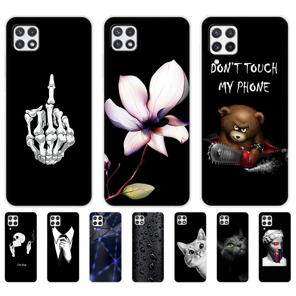 

For Samsung A22 Case Back Phone Cover For Samsung Galaxy A22 A22S 5G 4G Case Etui Bumper Soft Tpu Silicon Fundas Dropshipping
