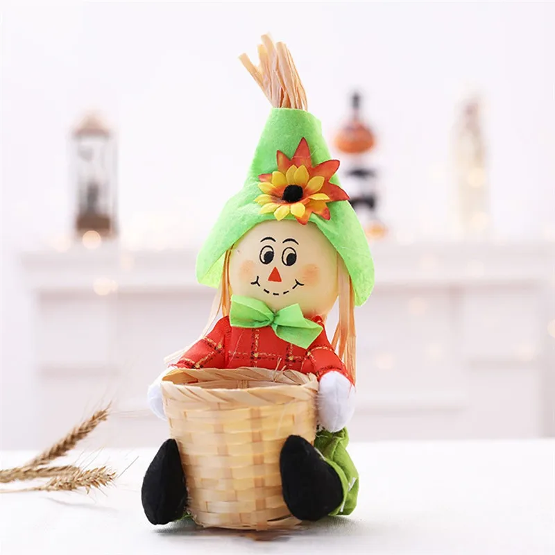 Кукла фруктовая чаша Хэллоуин привидение корзина для конфет ручная работа