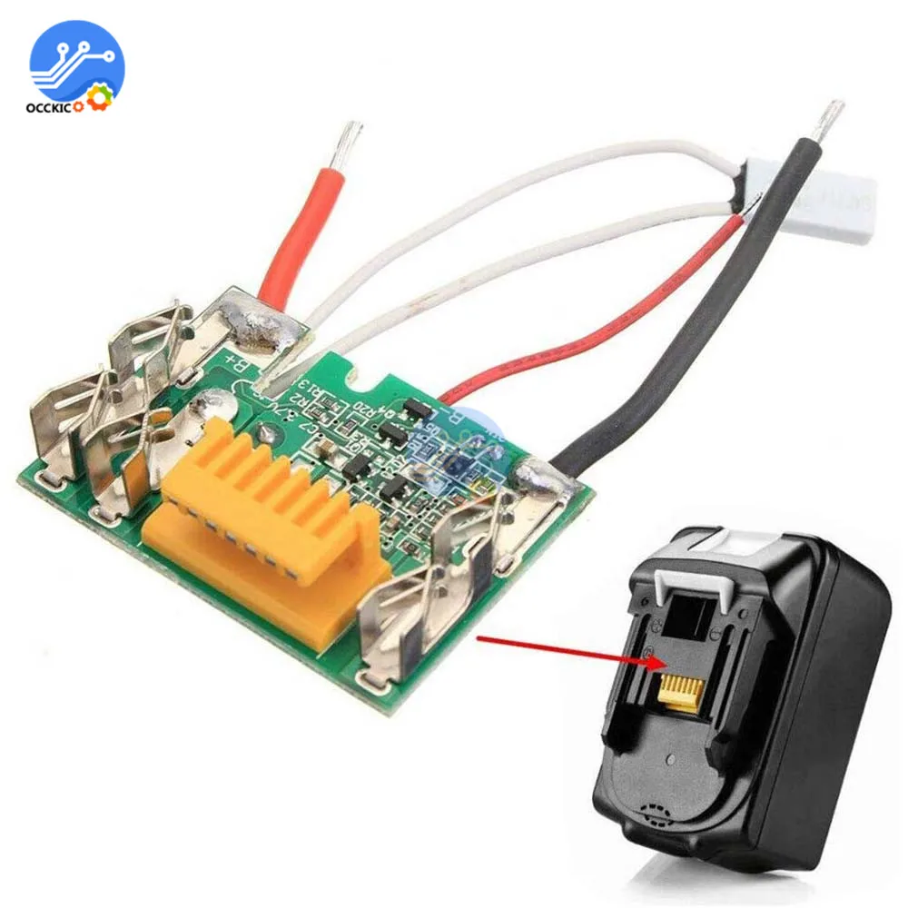 

BMS 18V 3.0Ah 6A литий Батарея Зарядное Устройство Защиты доска BL1830 BL1815 BL1845 BL1860 LXT400 Мощность Bank зарядное устройство