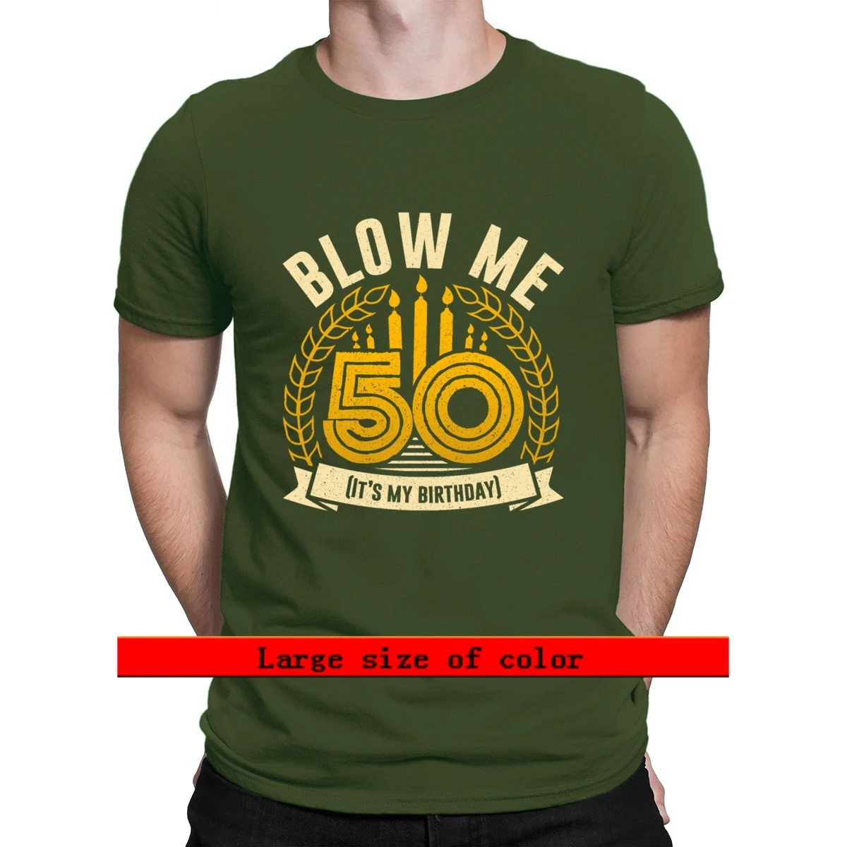 

50 Th Birthday Blow Me Ist My Birthday 2021 T Shirt Gift Natural Summer Funny Size S-3xl Original Custom Short Sleeve Shirt