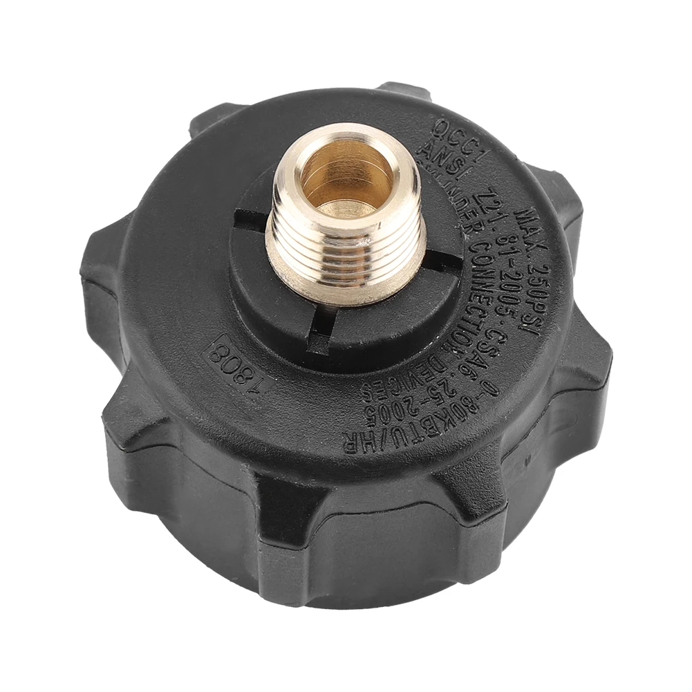 Внешняя резьба 1/4 дюйма Быстрый Газовый Пропан Регулятор разъем с Acme гайки для