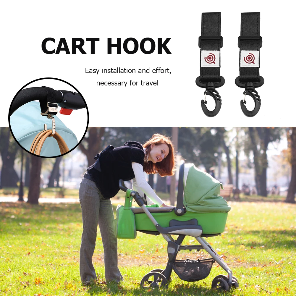 

2pc Baby Stroller Hooks Wheelchair Pram Bag MultiPurpose Baby Stroller Hook Shopping Pram Hook Prop Hanger Metal Convenient Hook