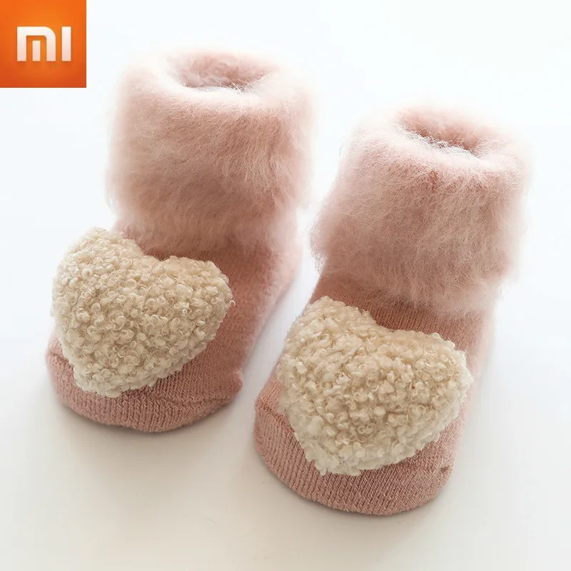 Носки Xiaomi Stereo Doll милые детские носки на осень и зиму средней длины бархатные