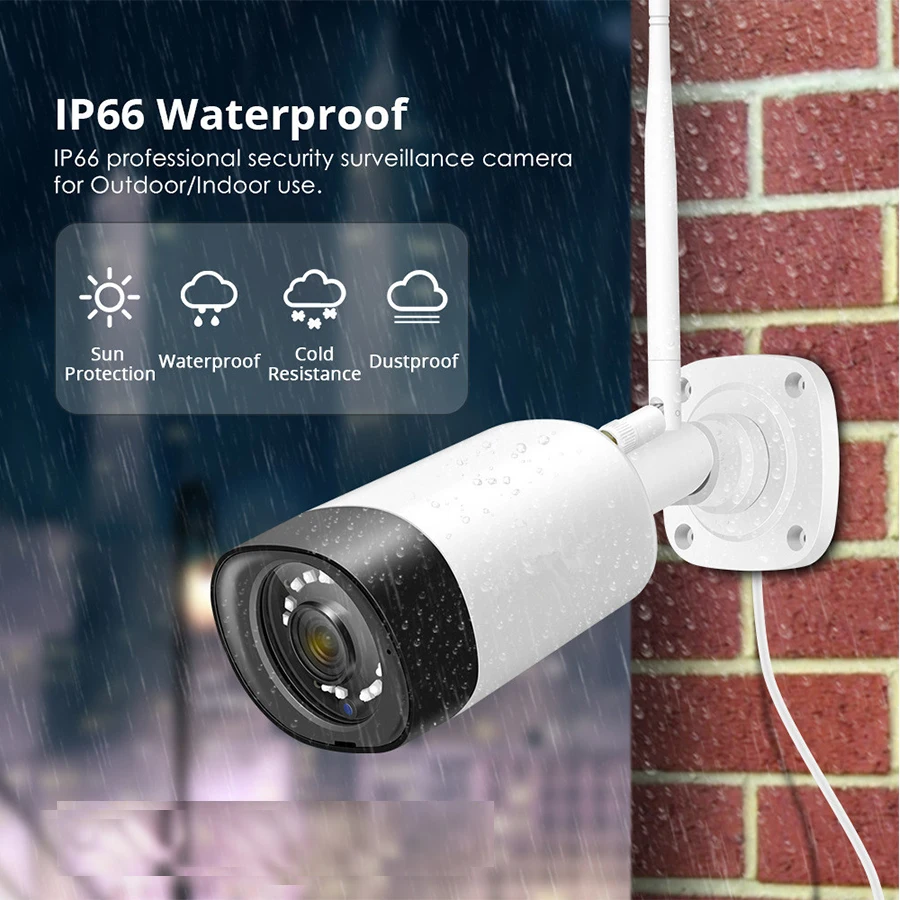 

IP Camera Outdoor Waterproof 1080P Tuya WiFi Camera Night Vision Two Way Audio Motion Detection Home Security CCTV Camera