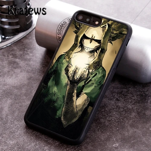 Чехол для телефона krajedies My Hero Academy All Might для iPhone X XR XS 11 Pro MAX 5 6 6S 7 8 Plus samsung Galaxy S7edge S8 S9 S10 - Цвет: 004
