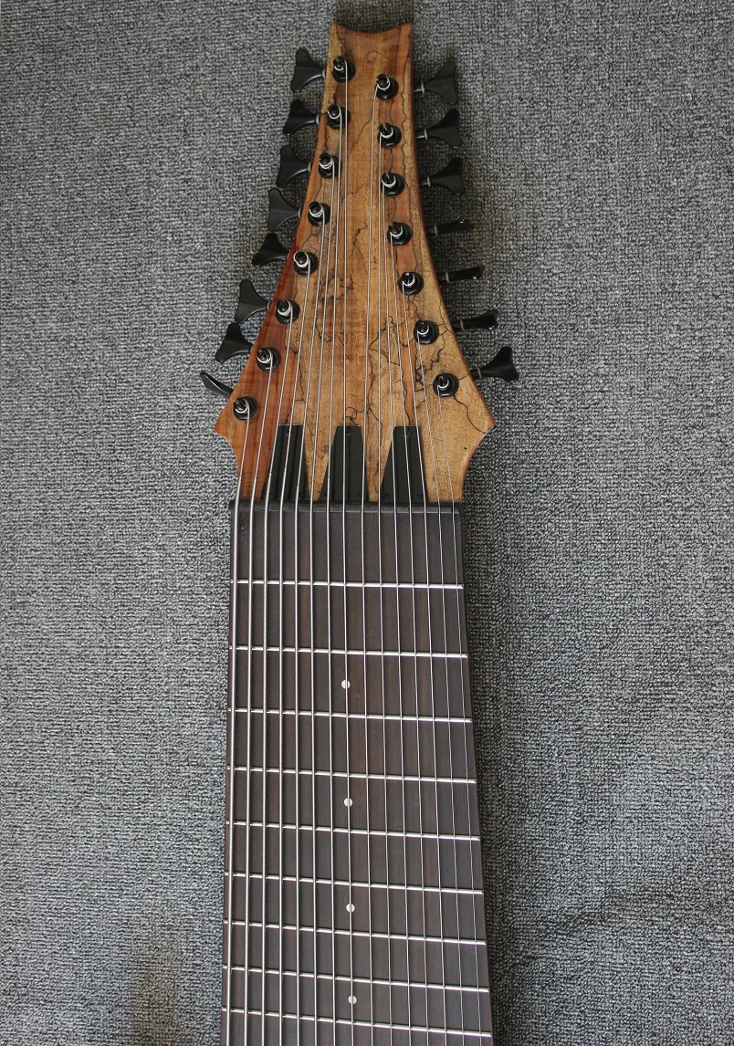 Weifang Rebon 15 струнный шейный корпус для электрической бас-гитары с Spalted Maple | Спорт и