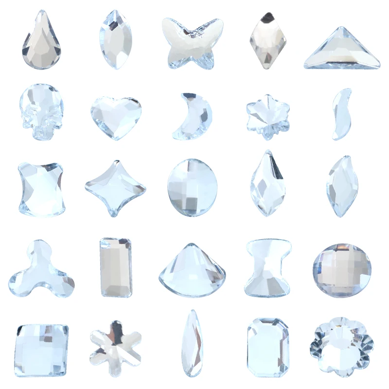 AAAAA качественные стразы со стразами особой формы с горячей фиксацией драгоценные