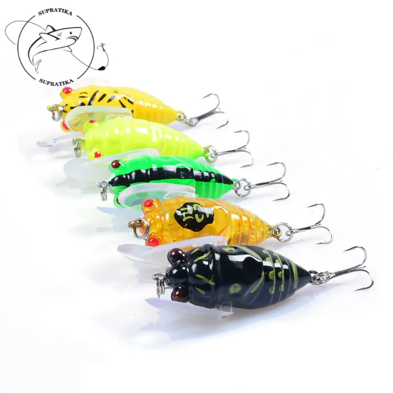 

Пресной воды анти-коррозия бионические приманки для рыбной ловли насекомых Пластик рыболовные приманки 45 мм/5g высокое качество насекомых ж...