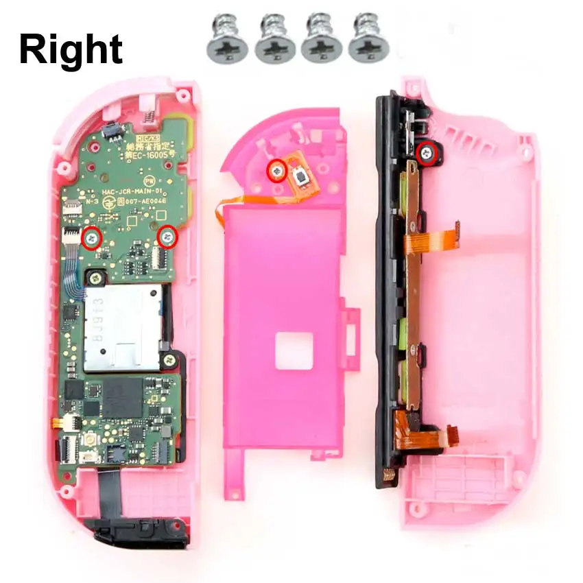 JCD полный набор винтов для переключателя NAND NS NX Joy Con Запасные Запчасти крестовые